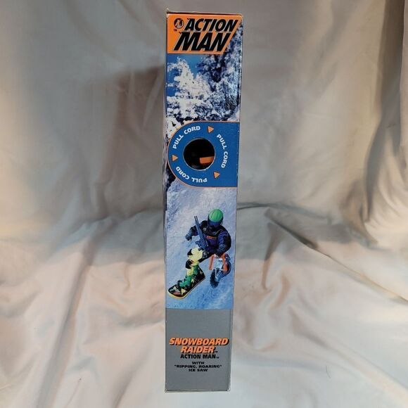 Vintage 1996 Action Man Snowboard Raider - complete set, with working ice saw - Picture 8 of 13